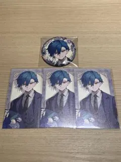 悪魔執事と黒い猫 あくねこ 4周年 缶バッジ ハウレス