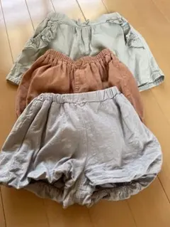 ベビー パンツ 3枚セット 80・90 まとめ売り 女の子