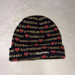 Supreme 24AW Hearts Beanie Black ビーニー