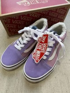 VANS パープル スニーカー 19cm
