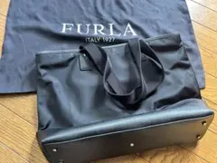 美品】FURLA レザー ビジネスバッグ A4収納可 ネイビー 鍵付き - メルカリ