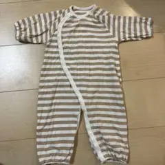 ストライプ柄 半袖ツーウェイオール 50-60