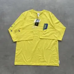 【新品】Reebok x Prince Tシャツ コラボ 長袖 イエローEB30のサムネイル