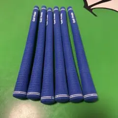 ゴルフプライド TOUR VELVET グリップ ブルー 6本セット