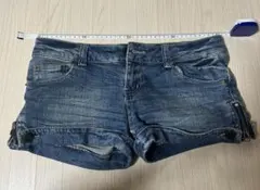 デニムショートパンツ ショーパン ジーンズ ホットパンツ Y2K ギャル