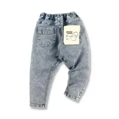 branshes 長ズボン　新品　ガーデナーテーパードデニムパンツ　160