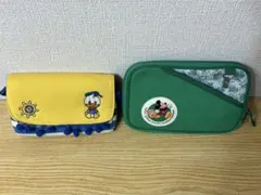 ドナルドダックとミッキーマウス ポーチセット