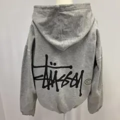 希少 80s OLD STUSSY USA製 パーカー グレー ヴィンテージ