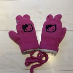 ハローキティ ミトン ピンク　カナダ購入