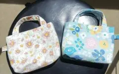 花柄ミニミニバッグ2点セット