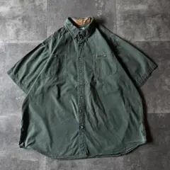 □Carhartt□再構築 ワークシャツ ダメージ加工 ボロ グランジ R13