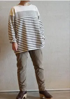 ジャーナルスタンダードラックス　ボーダークルーロンT