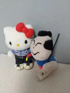 佐川急便キティwith飛脚くん ぬいぐるみ