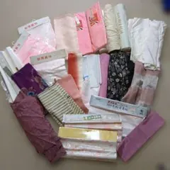 と*ん様 3780 和装ハギレ・裏地まとめ売り25点ほどセット！リメイク用など☆