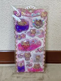 キラキラウォーターinシール サンリオ 日焼けキティ