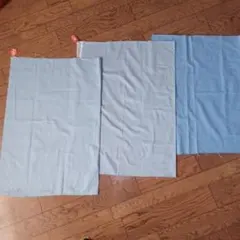 水色の綿生地セット 3点