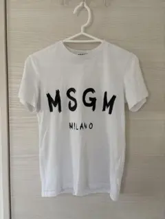 MSGM ロゴ Tシャツ ホワイト XSのサムネイル