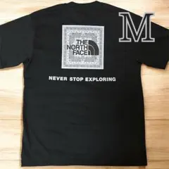 [新品 未使用]THE NORTH FACE バンダナスクエアロゴ Tシャツ M