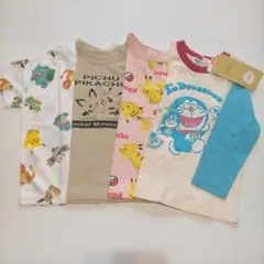 S*e様 新品 Tシャツ 4点セット まとめ売り キッズ 半袖 長袖 ポケモン