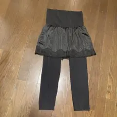 トリンプ　黒いレギンスとペチコートパンツのセット LL 美品のサムネイル