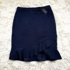 【新品タグ付き】バナナリパブリック タイトスカート S フリルヘム フォーマル