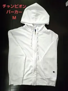 Champion ワッフル ジップアップ パーカー ホワイトのサムネイル