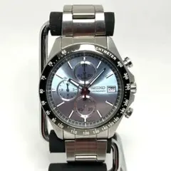 Seiko クロノグラフ スピリット クォーツ アイスブルー SBTR029