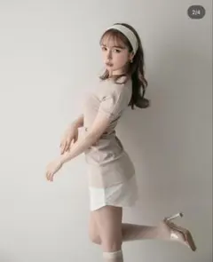 アンドマリーワンピース andmary Carina slit dress - メルカリ