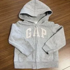 GAP フード付きパーカー グレー　100cm