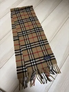 c*o様 Burberrys チェック柄 マフラー 100%ラムウール