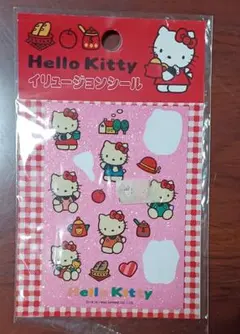 サンリオ　SANRIO　ハローキティ　イリュージョンシール　レトロ