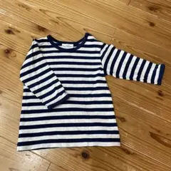 marimekko ストライプ 長袖カットソー 74 (9M)