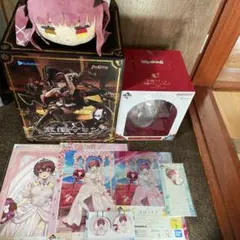 宝鐘マリン　フィギュア2個＋小物6個セット