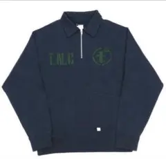 Fake as flowers ハーフジップスウェット