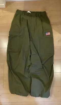 チャオパニック　カーゴパンツ　アメリカワッペン　ドローコード　ユニセックス