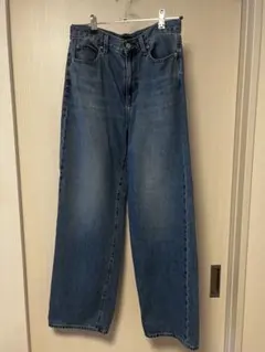 UNIQLO ワイドストレートジーンズ 25