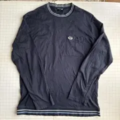 【COMME CA DU MODE MEN 】長袖カットソー　ネイビーLのサムネイル
