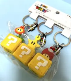 USJ限定 ハテナブロック　キーチェーン　新品　スーパーマリオ　Nintendo