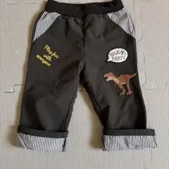 恐竜刺繍付きパンツ 110cm