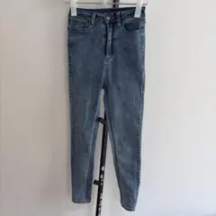 【GRL】ライトブルー スキニーデニム ハイウエストXS