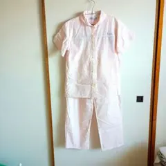hnh　(タキヒョー)　花柄コットンパジャマ　 Lサイズ ピンク