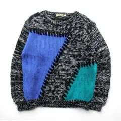 y2k cavaria shaggy v neck knit - メルカリ
