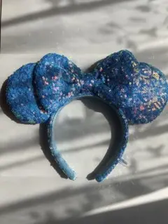 ミッキー型スパンコールカチューシャ