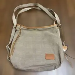 A.Y.A. チェック柄 ショルダーバッグ