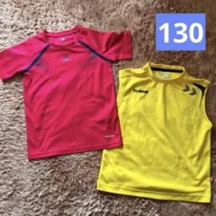 adidas & hummel トレーニングTシャツ セット　130センチ