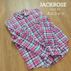 JACKROSE Y2K メンズ 長袖 シャツ チェック柄 ネルシャツのサムネイル