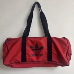 80's /adidas/スクールバッグ/スクバ/ネイビー×レッド - メルカリ