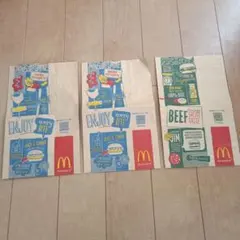 マクドナルド日本50周年パッケージ スピーディー 紙袋5枚セット