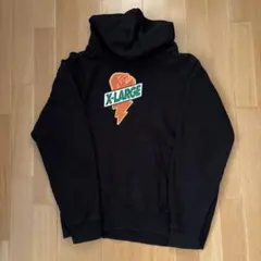 X-LARGE パーカー ブラックのサムネイル