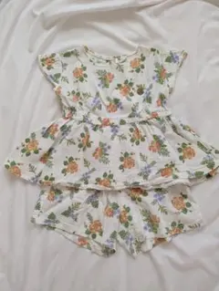 ブリーズ　花柄　セットアップ　110